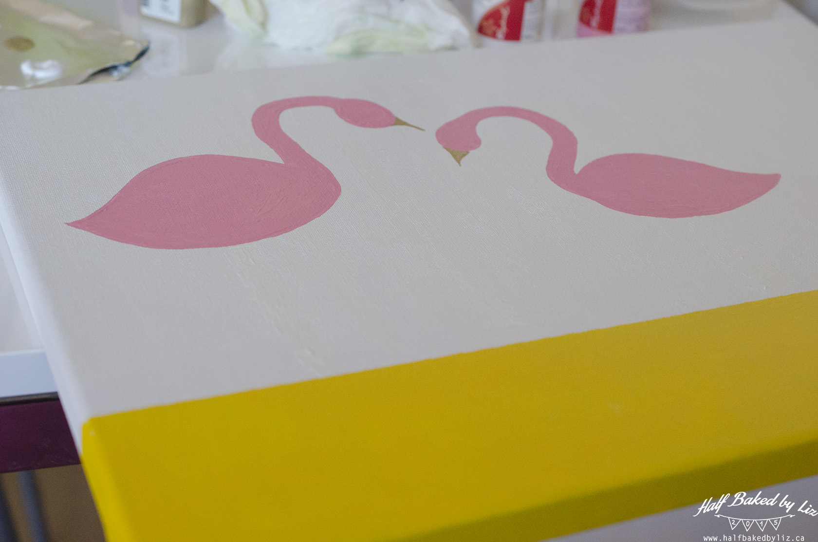 6 - Paint Flamingos 2