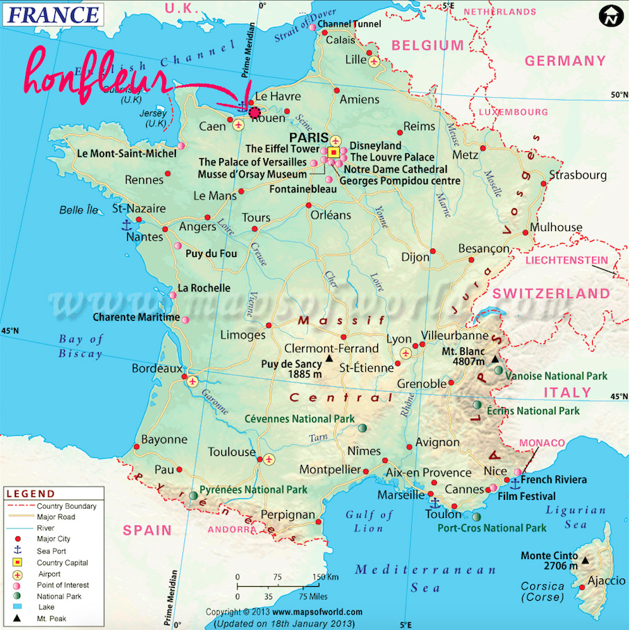 Map of France