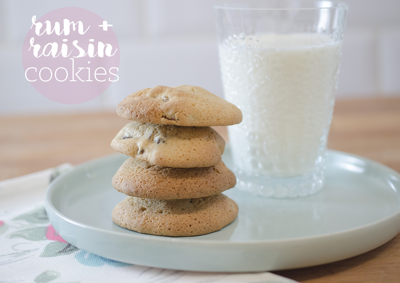 Main - Rum + Raisin Cookies