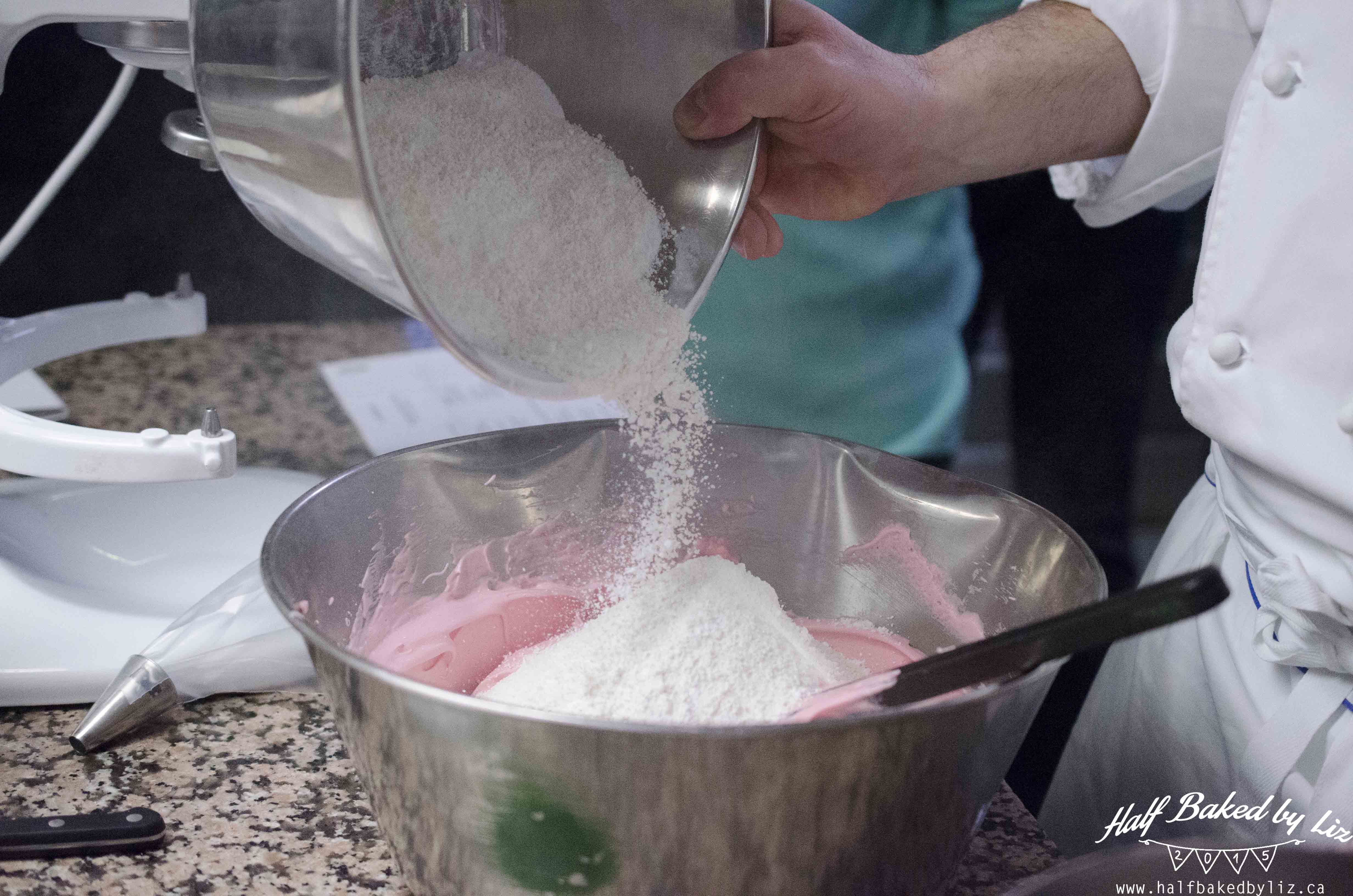 3 - Chef Adding Dry Ingredients