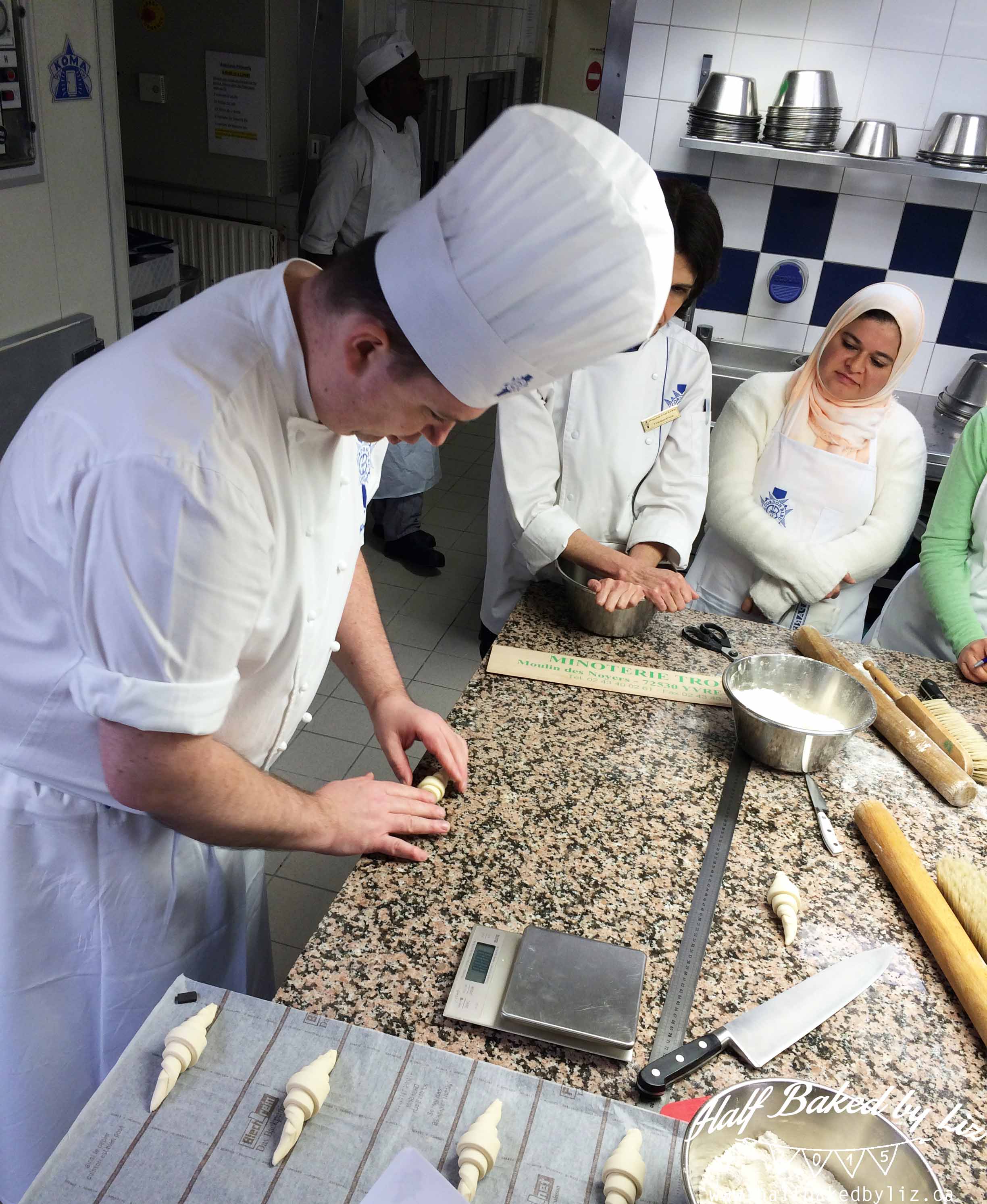 5 - Chef Shaping Croissants